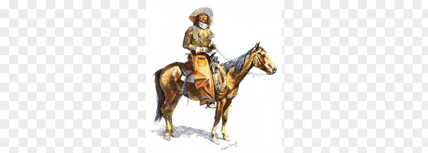 Outlier Cliparts Arizona Cow-boy Frederic Remington Art Museum American Frontier Cowboy Painting PNG