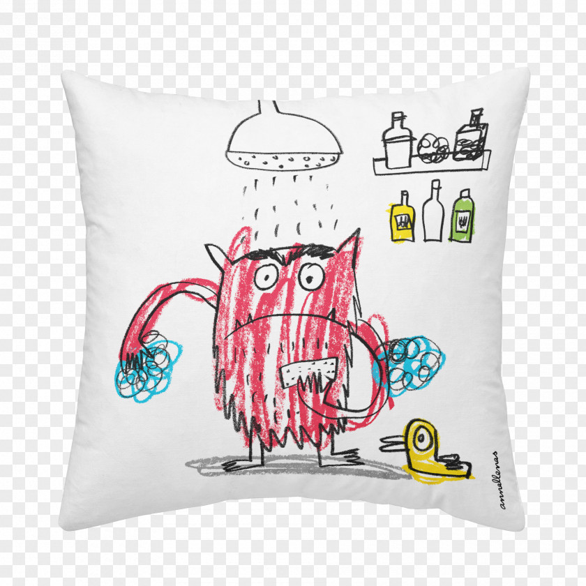 Pillow The Colour Monster Cushion Throw Pillows Color PNG