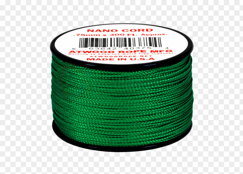 Rope Parachute Cord Green Twine Red PNG
