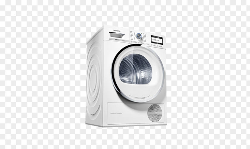 White Drum Washing Machine Clothes Dryer Electricity Home Appliance PNG