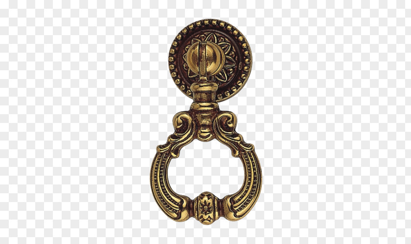 Brass Drawer Pull Handle Cabinetry PNG