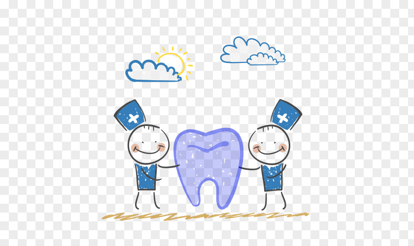 Cartoon For Treating Toothache Tooth Dentistry Illustration PNG