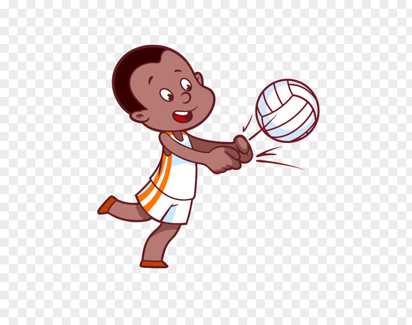 Cartoon Volleyball Vector Graphics Clip Art Child Illustration PNG