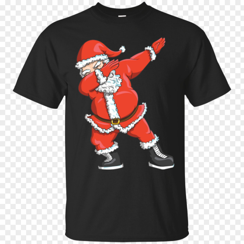 Dabbing Santa T-shirt Hoodie Sleeve Sweater PNG