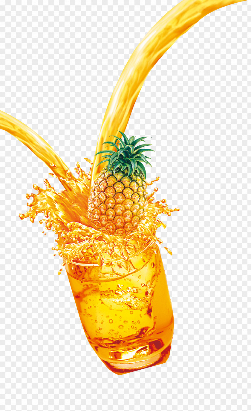 Juice Drink Pictures Material Orange Pineapple Mai Tai Cocktail PNG