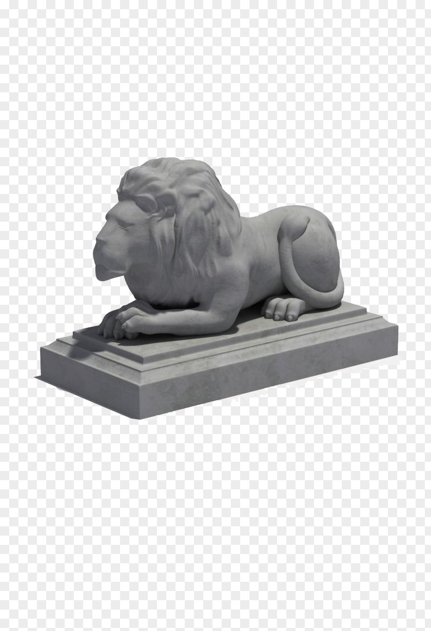 Model Lion Sculpture Lionhead Statue PNG