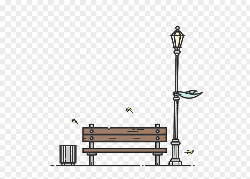 Park Bench Illustration Material Chair PNG