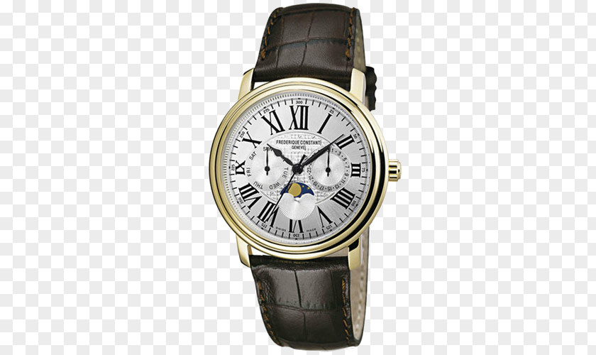 Watch Frédérique Constant Jewellery Strap Cartier PNG