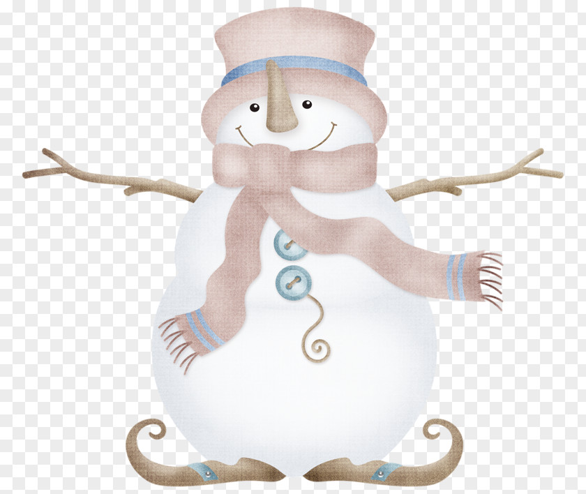 Winter Snowman Christmas Clip Art PNG