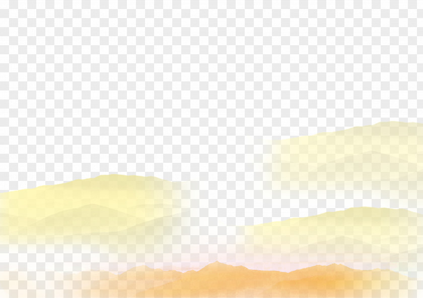 Yellow Mountain Material Pattern PNG