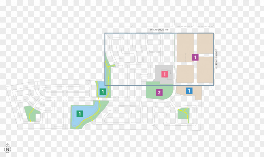 Calgary Community Map Product Design Floor Plan M Group PNG