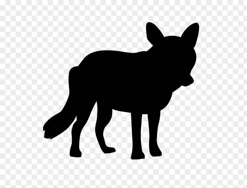 Dog Breed Red Fox Silhouette Clip Art PNG