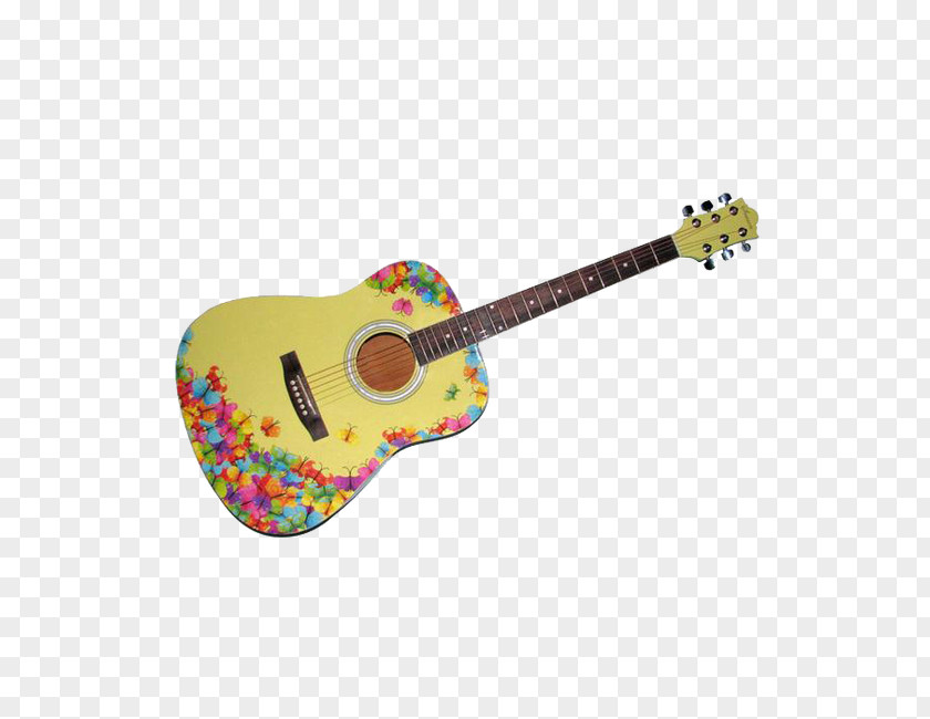 Guitar Acoustic Musical Instrument PNG