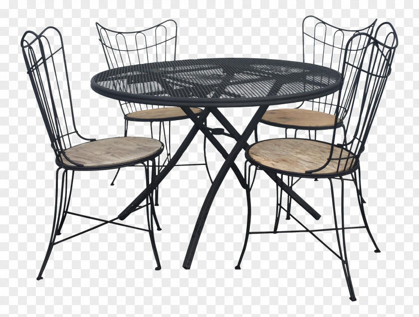 Table Chair Garden Furniture Homecrest Outdoor Living PNG