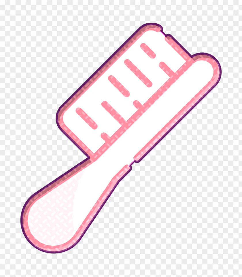 Beauty Icon Hair Brush PNG