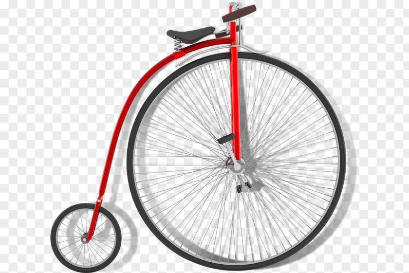 Bicycle Wheels Frames Tires Saddles Penny-farthing PNG