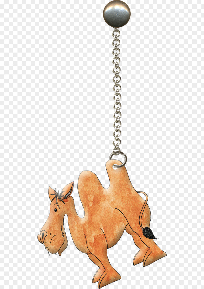 Camel Pendant Chain PNG