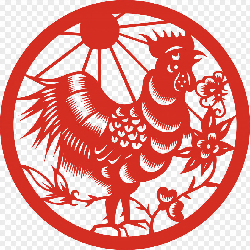 Chicken Rooster Chinese New Year Zodiac Tiger Calendar PNG
