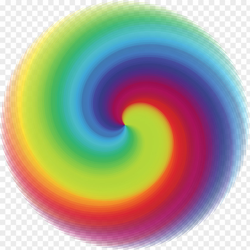Rainbow Swirl Cliparts Circle Clip Art PNG