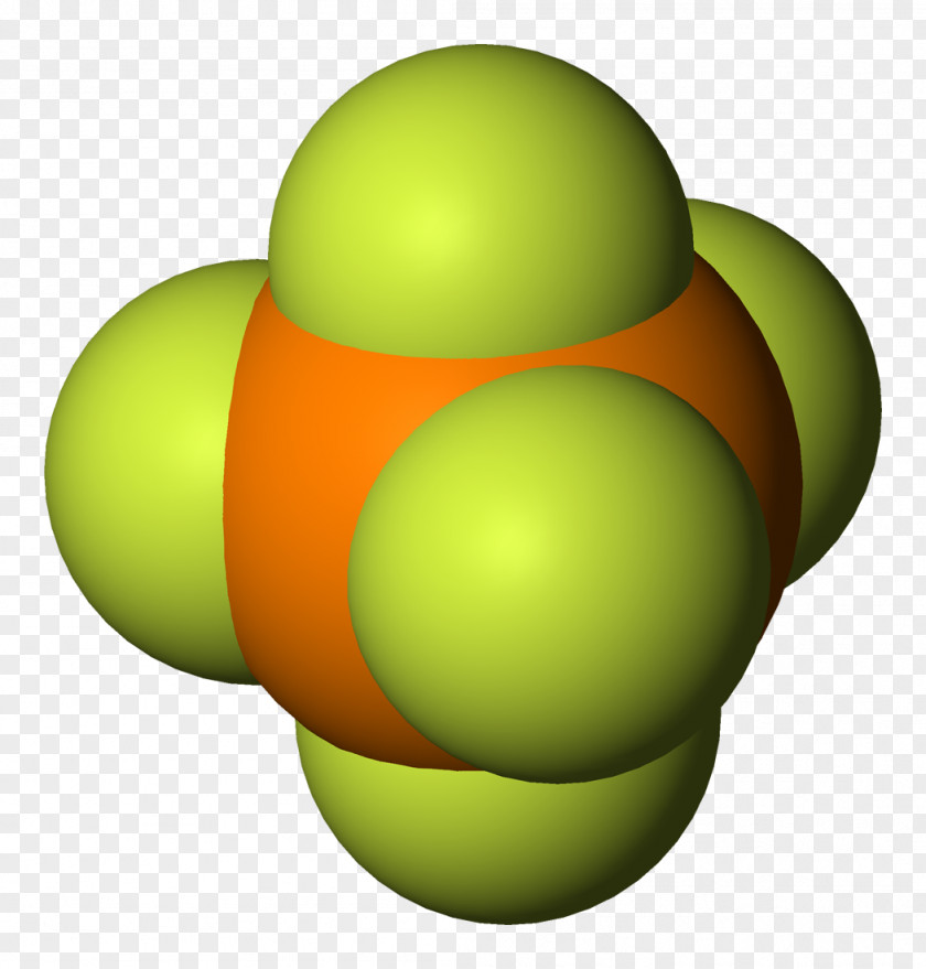 Tridimensional Phosphorus Pentafluoride Trigonal Bipyramidal Molecular Geometry Molecule PNG