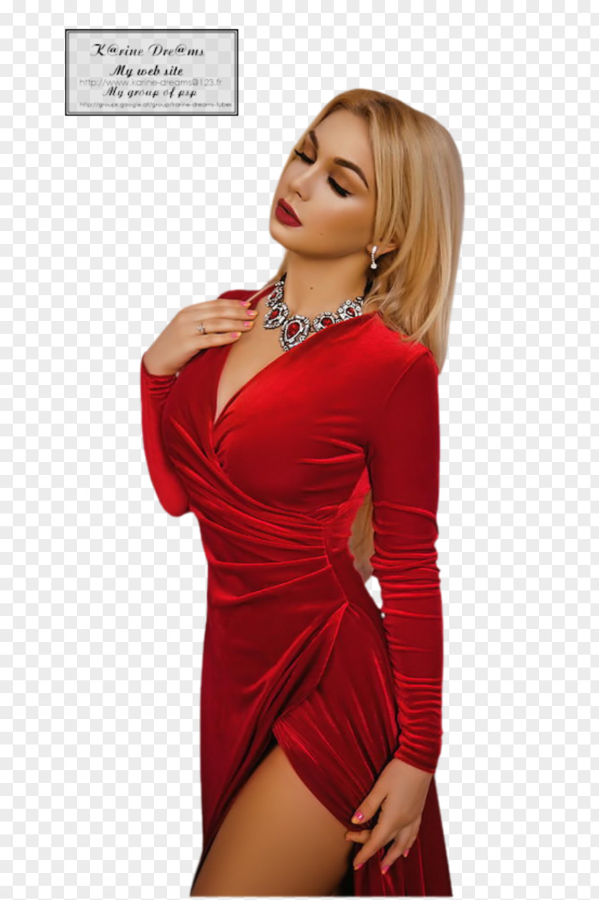 Tube Pretty Woman Red PNG