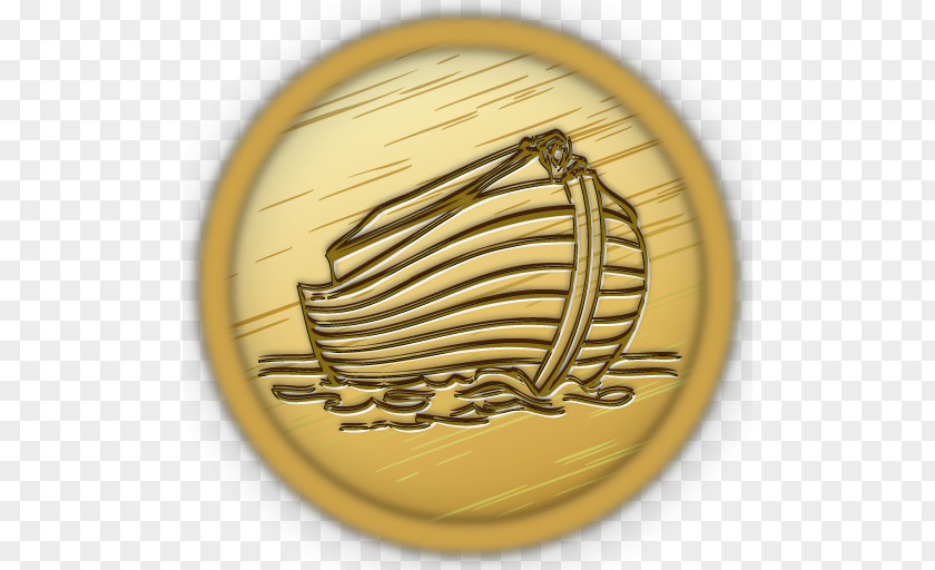 Coin Medal Gold Circle Font PNG