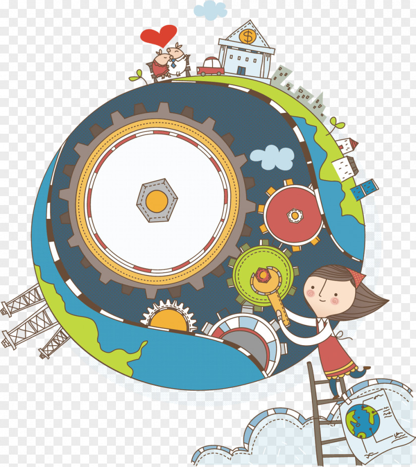 Earth Cartoon PNG