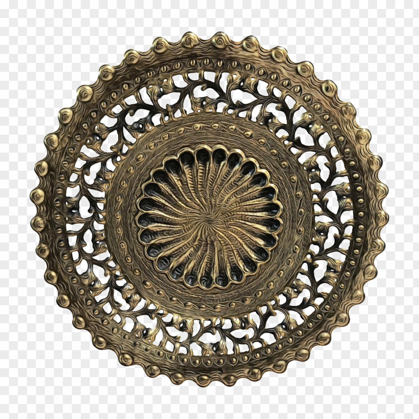 Plate Brass Circle Logo PNG