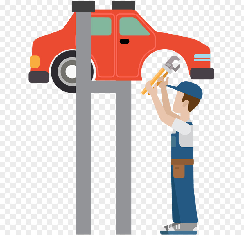 Repair Car Auto Mechanic Maintenance Automobile Shop Clip Art PNG