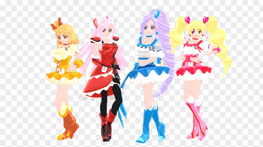 Sailor Moon Miki Aono Pretty Cure All Stars MikuMikuDance PNG