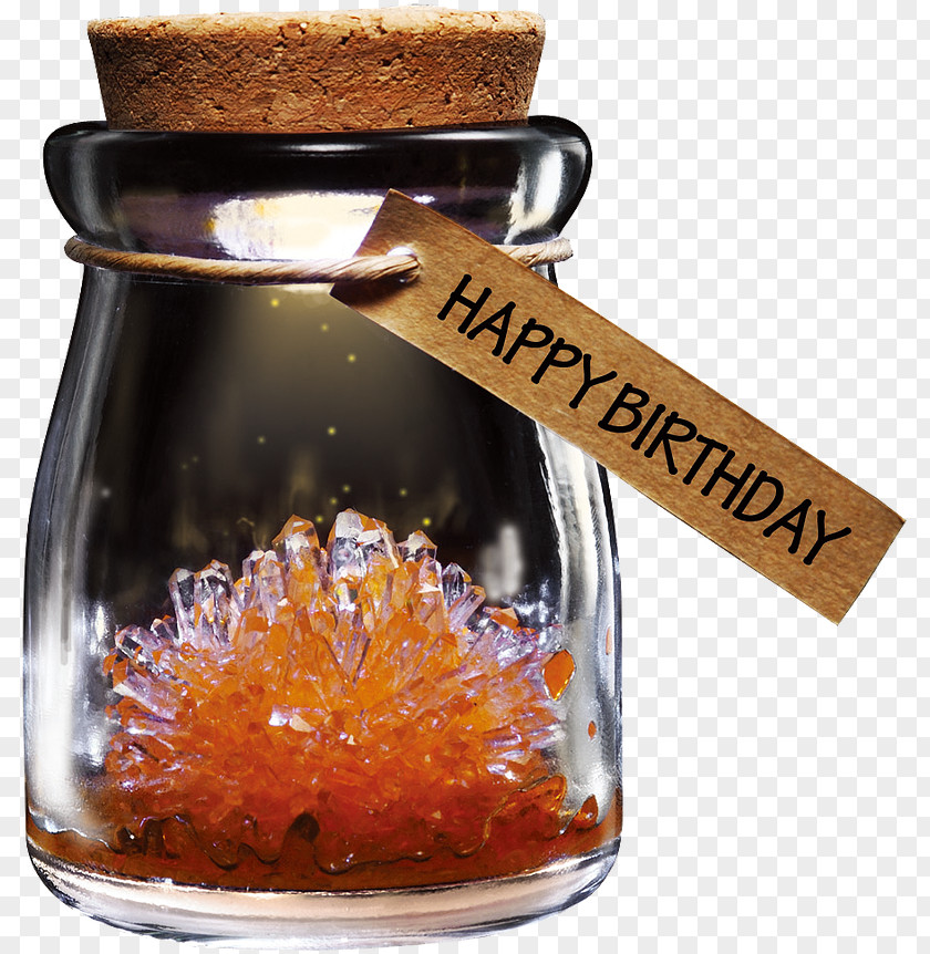 Show Piece Crystal Growth Wish Birthday Flower PNG