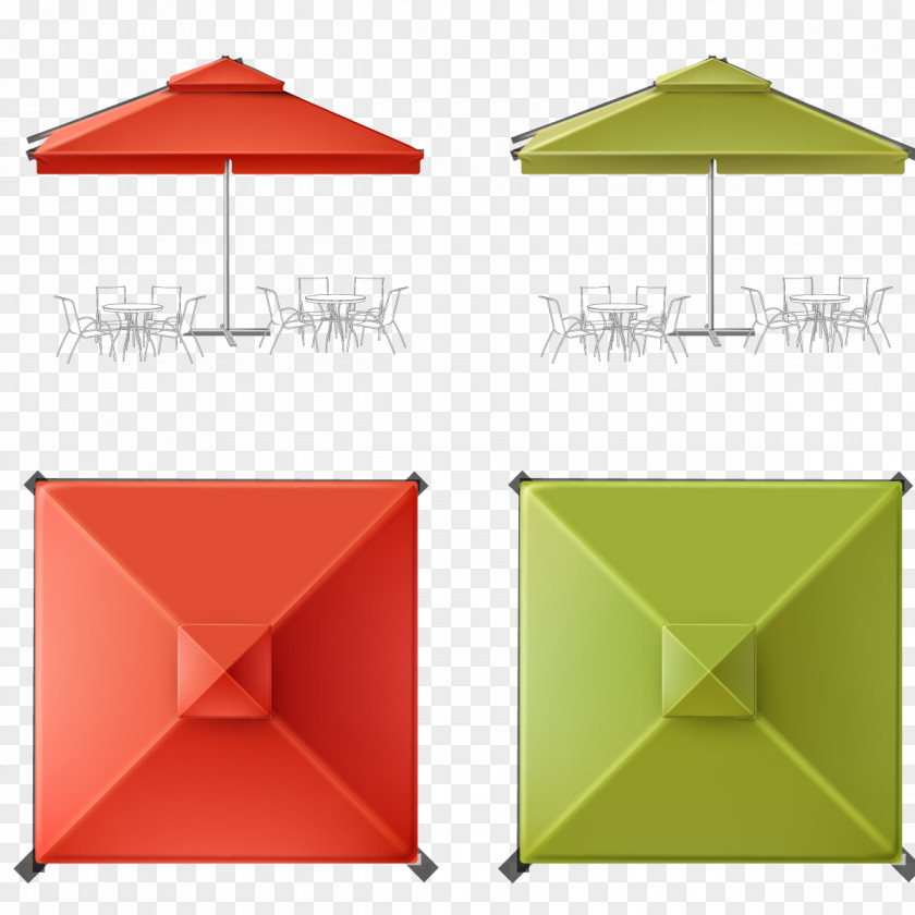 Square Hay Bale Umbrella Image Design Vector Graphics PNG