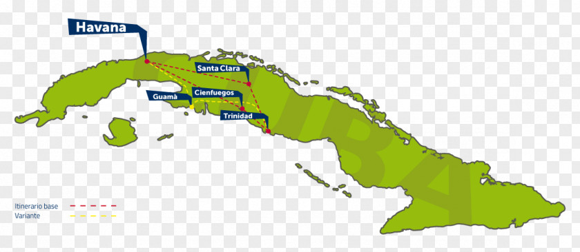 Map Havana Cienfuegos Santiago De Cuba Santa Clara Trinidad PNG
