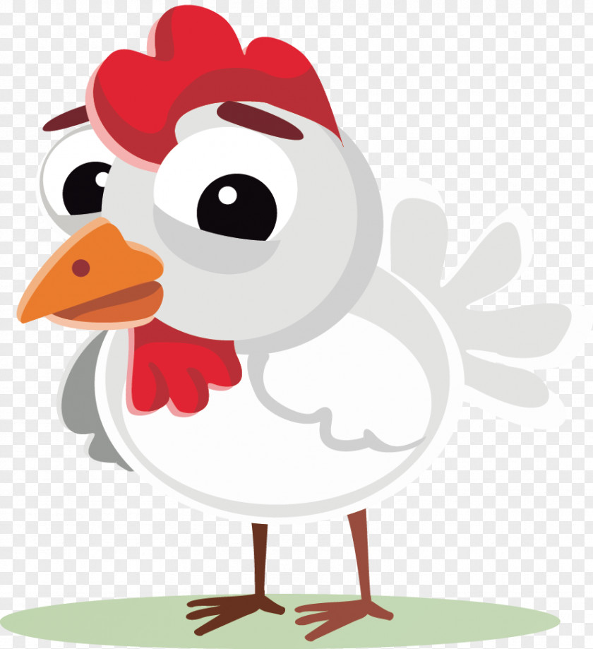 Cartoon Birds And Wildlife Chicken Manure Organic Food Rooster PNG