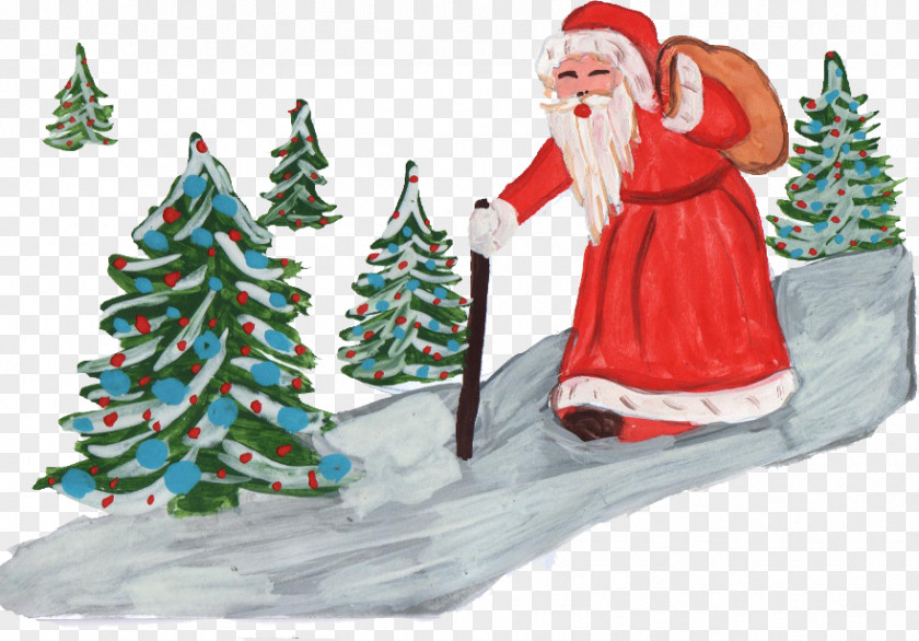 Decoration Santa Claus Christmas Ornament Tree PNG