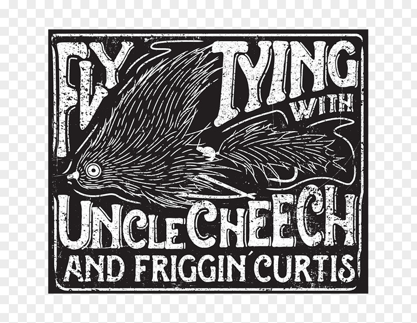 Fishing Fly Tying Sticker Label PNG