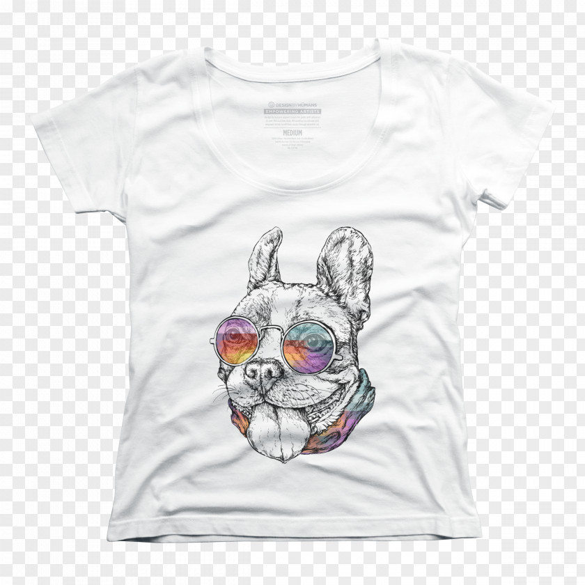 French Bulldog Yoga T-shirt Hoodie Raglan Sleeve PNG