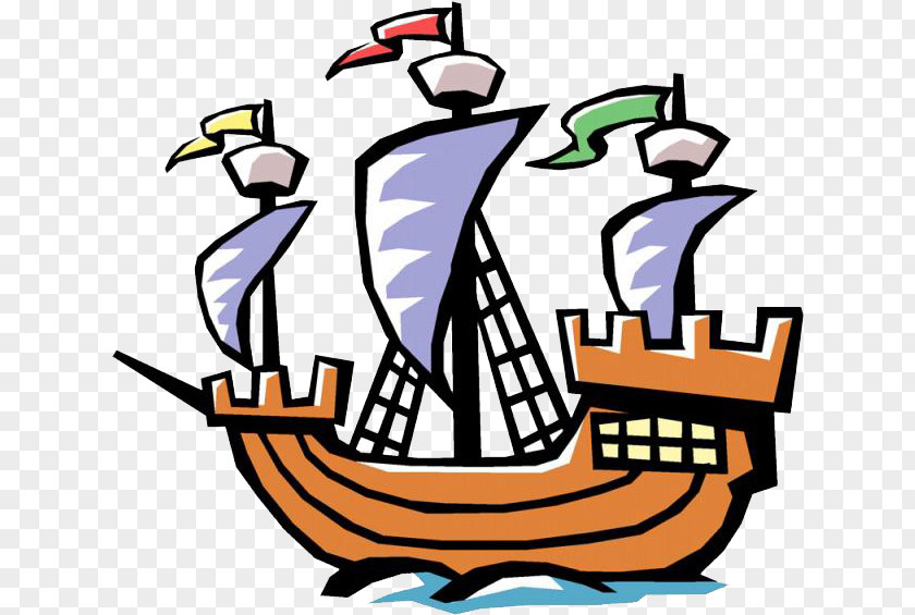 Ship Voyages Of Christopher Columbus Clip Art La Navidad PNG