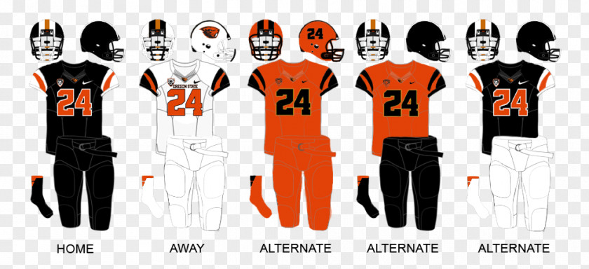 Football Uniforms Jersey Oregon State Beavers Ducks University Civil War PNG