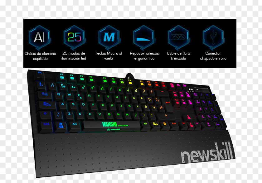 Laptop Computer Keyboard Numeric Keypads Touchpad Space Bar PNG