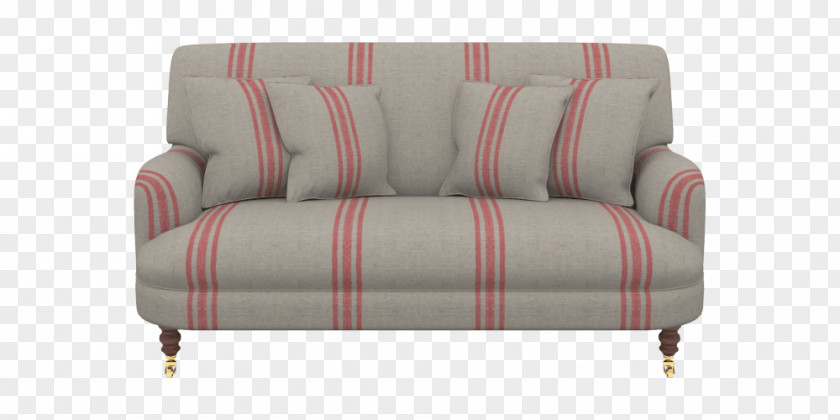 Red And White Stripes Sofa Bed Couch Slipcover Armrest PNG
