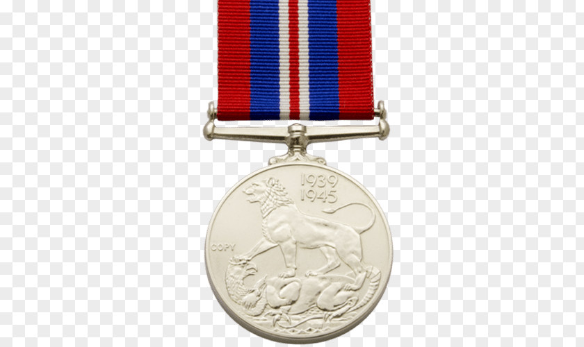 Medal Gold War 1939–1945 Defence World II Victory PNG