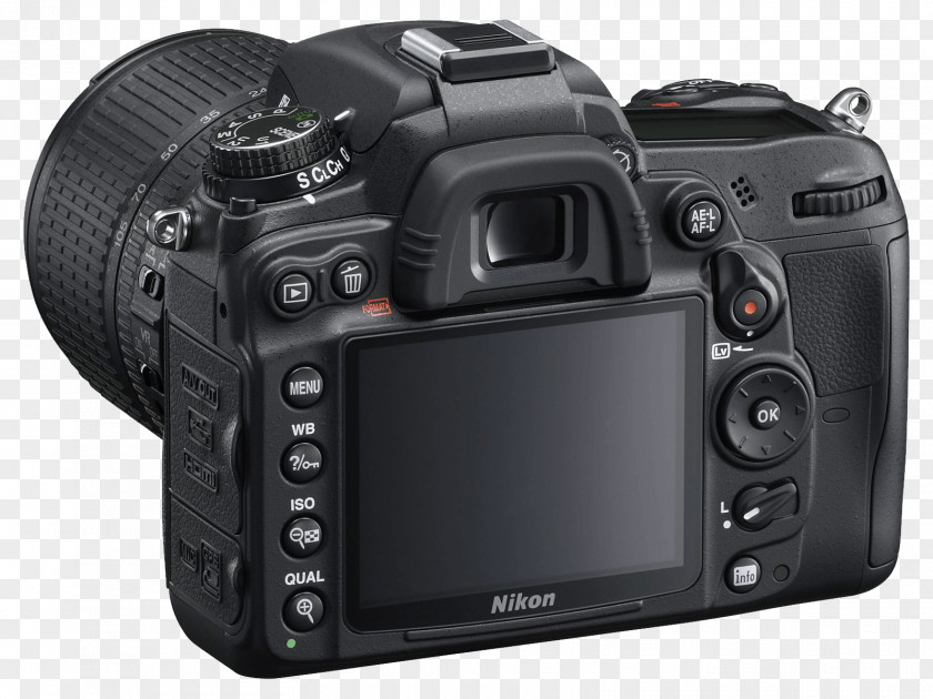 Photo Camera Image Nikon D7000 AF-S DX Nikkor 18-105mm F/3.5-5.6G ED VR Zoom-Nikkor 18-200mm IF-ED 35mm F/1.8G 55-200mm F/4-5.6G PNG