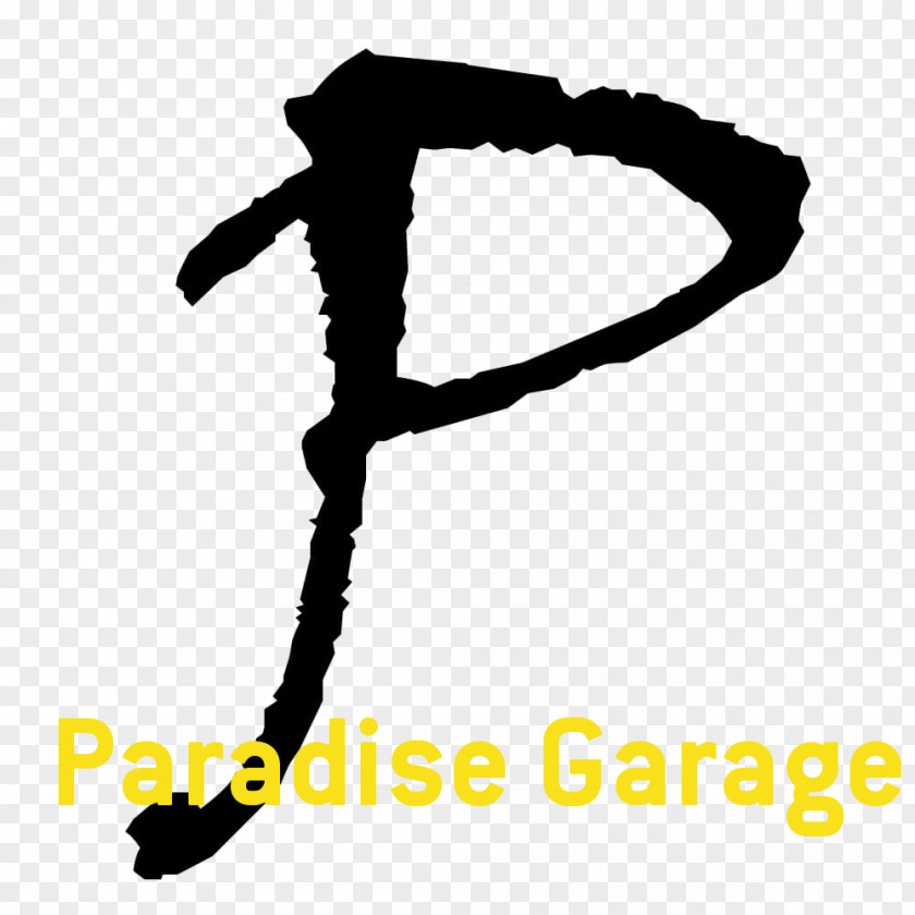 Garage Gym Paradise Logo Disco Font Line PNG