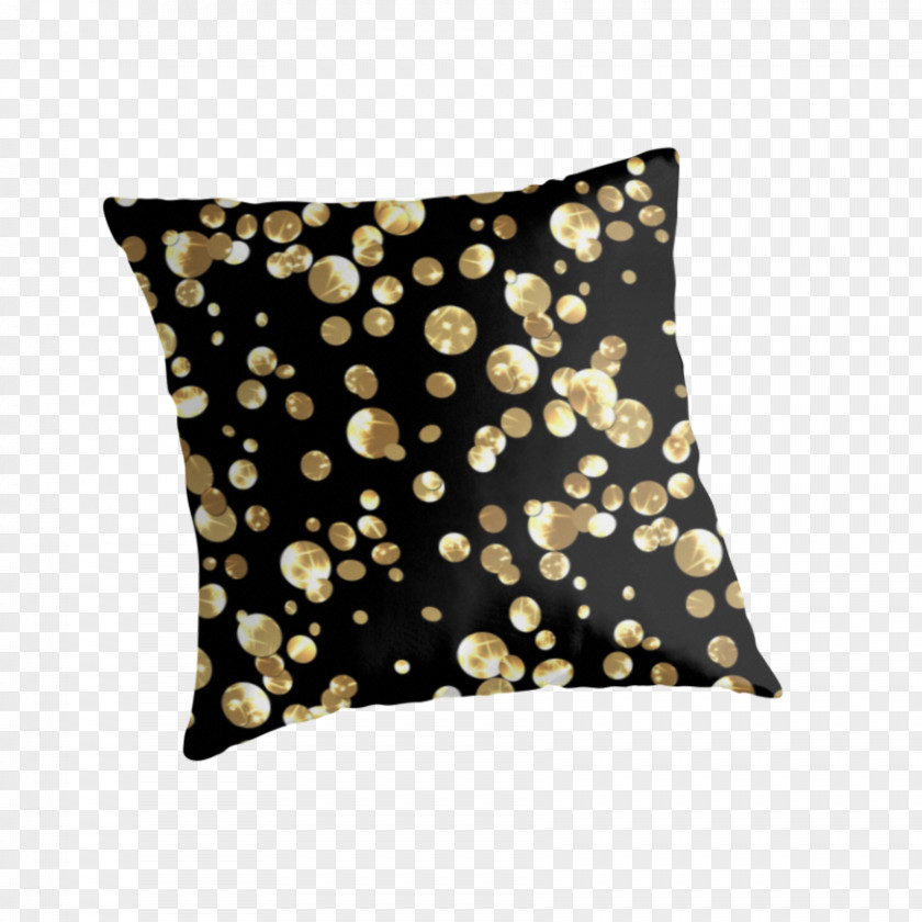 Gold Texture Throw Pillows Cushion Bed Couch PNG