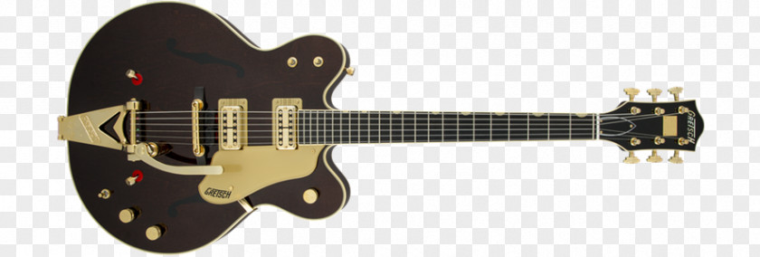 Golden Stereo Gretsch G6122T-62GE Electric Guitar Guitarist PNG