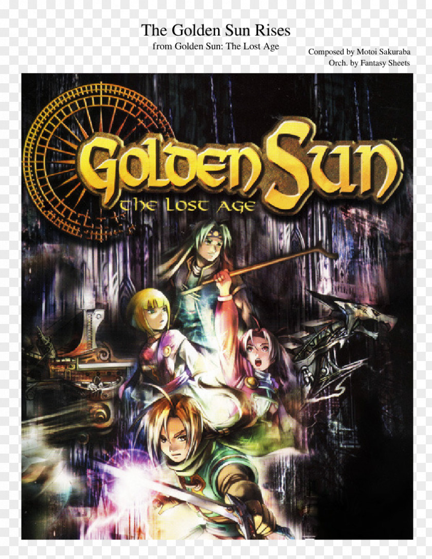 Golden Sun: The Lost Age Wii U Game Boy Advance Video PNG