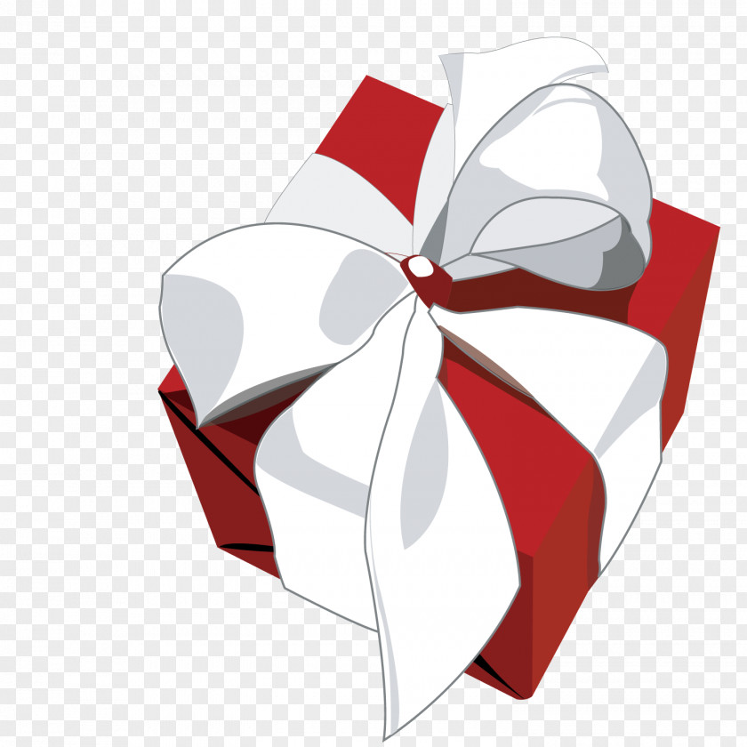 The Box Of Ribbon Gift Christmas PNG