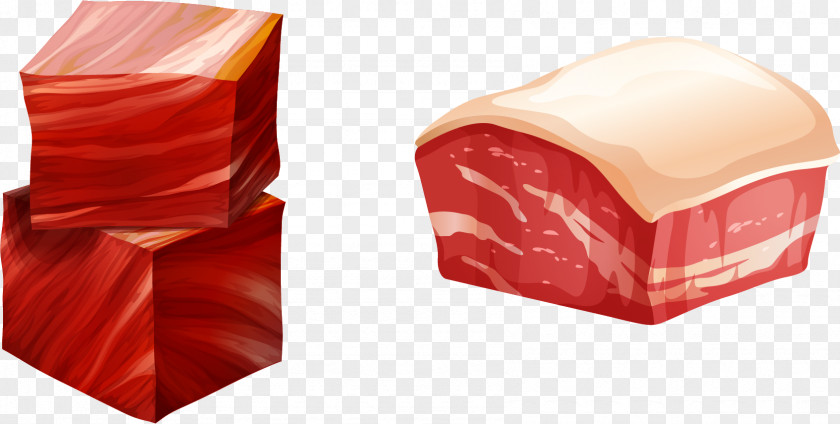Vector Hand Painted Meat Meatloaf Pork PNG