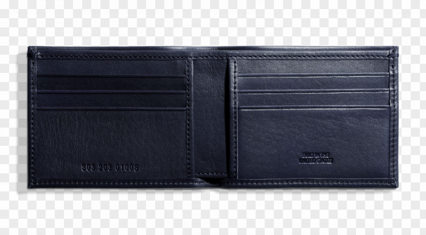 Wallet Leather Brand Black M PNG